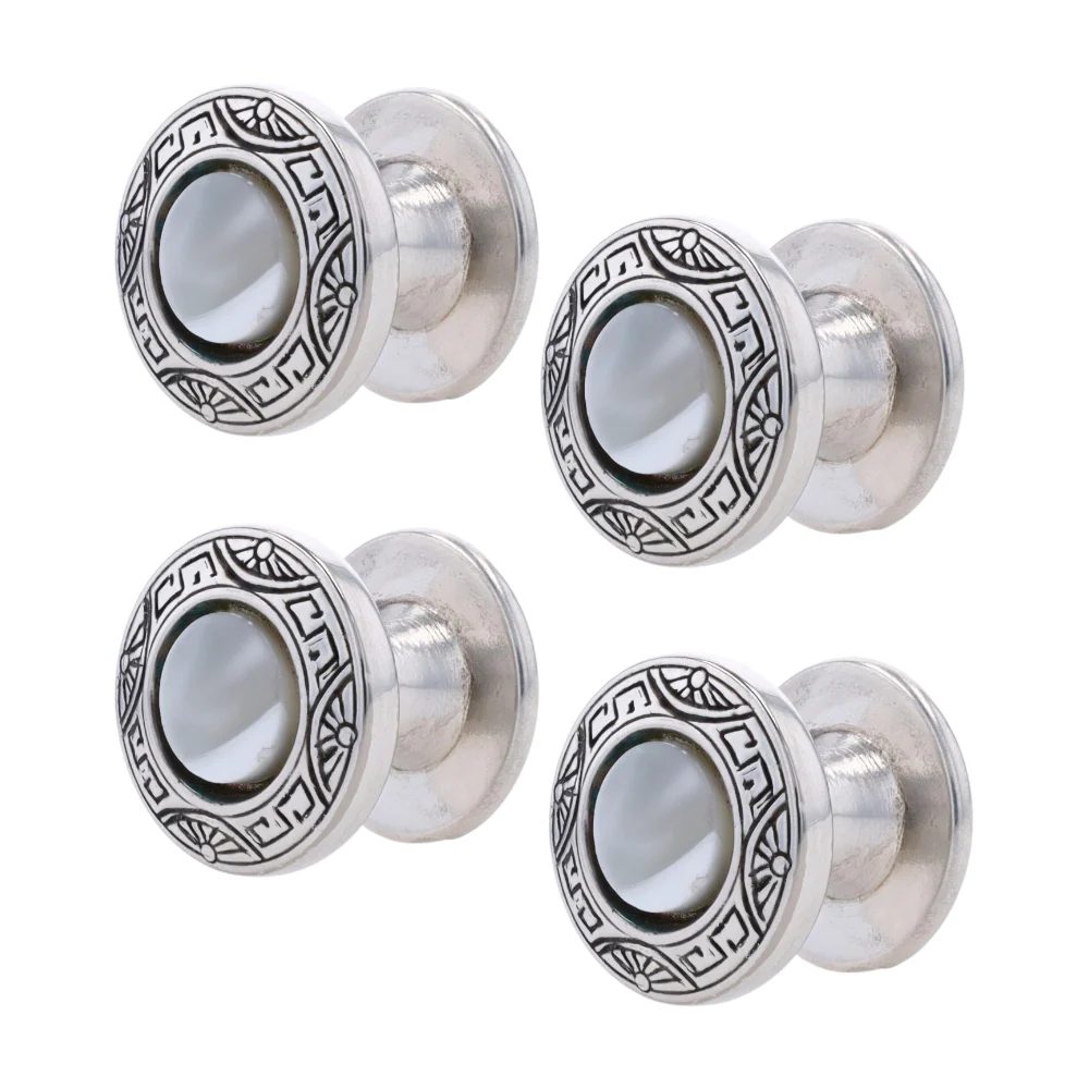 Sterling Silver Shell Cufflinks - Image 6
