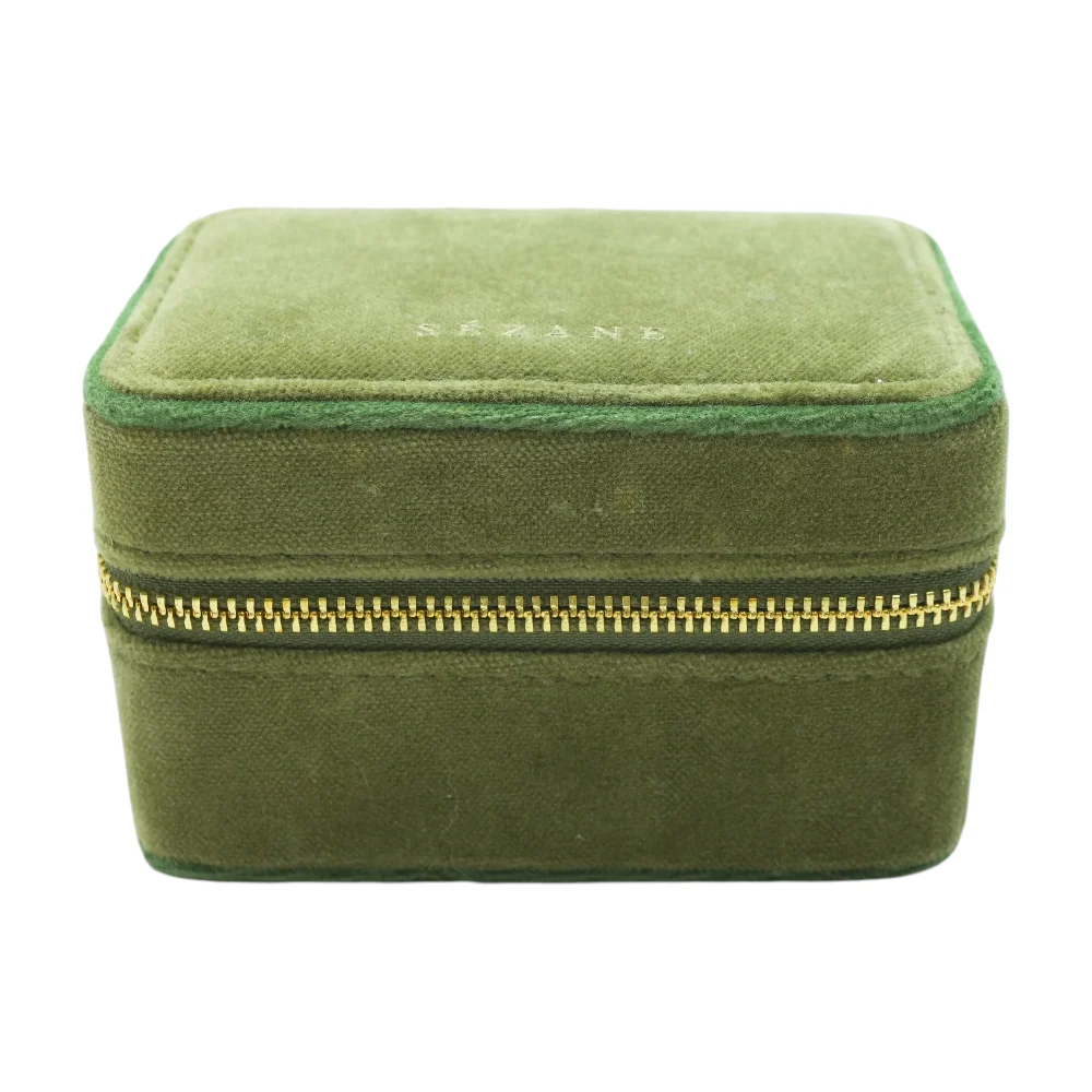 Green Jewelry Travel Case
