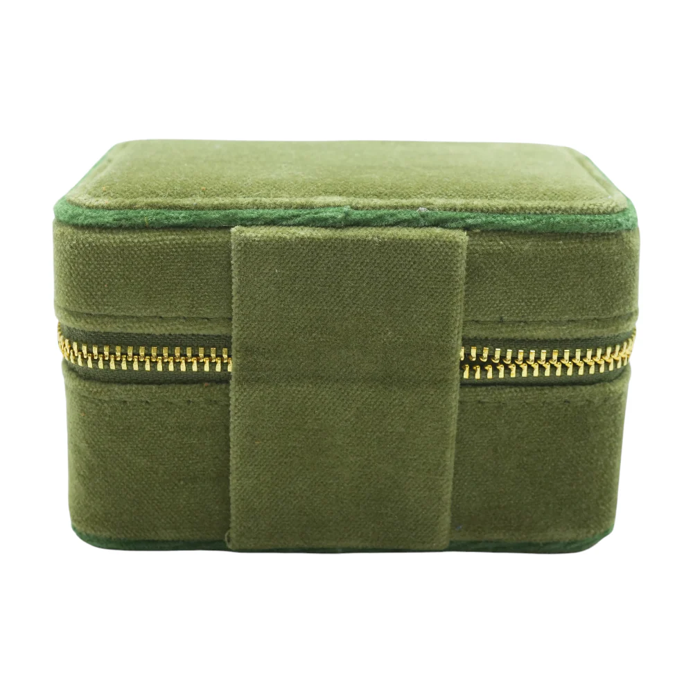 Green Jewelry Travel Case - Image 2
