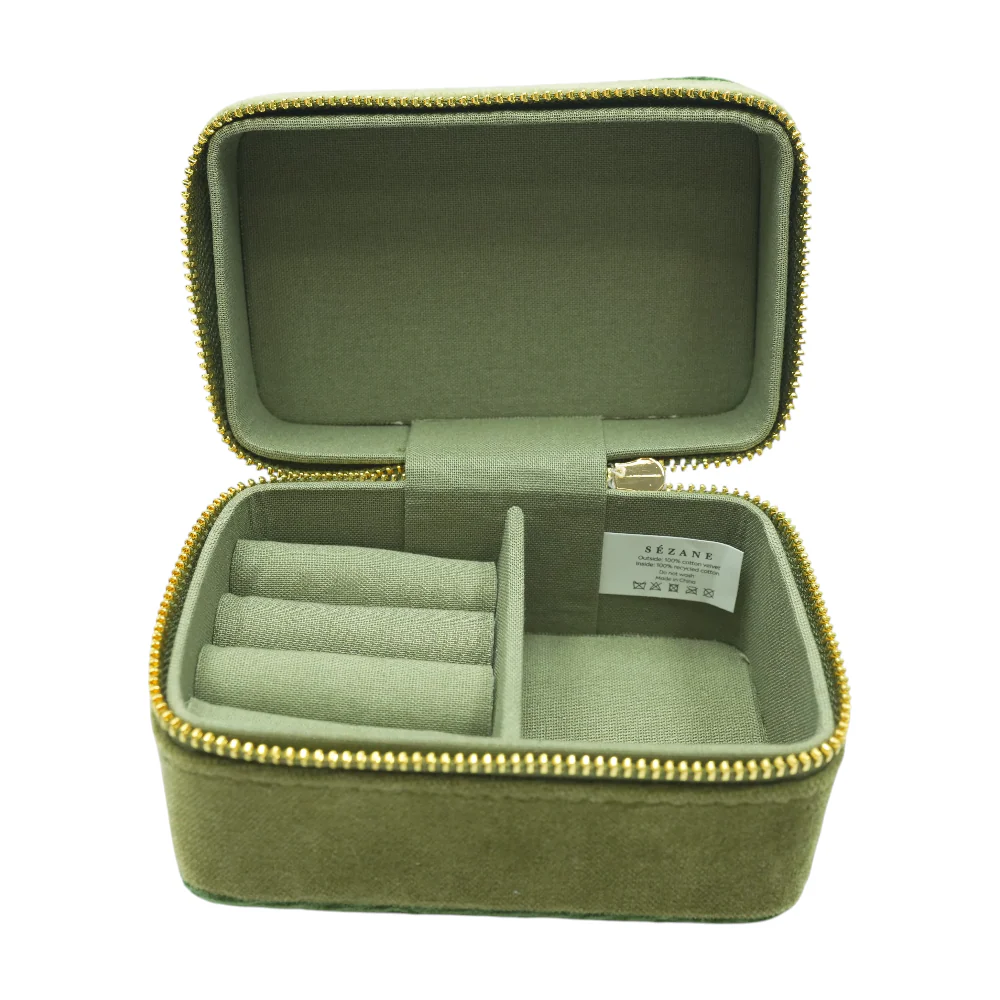 Green Jewelry Travel Case - Image 3