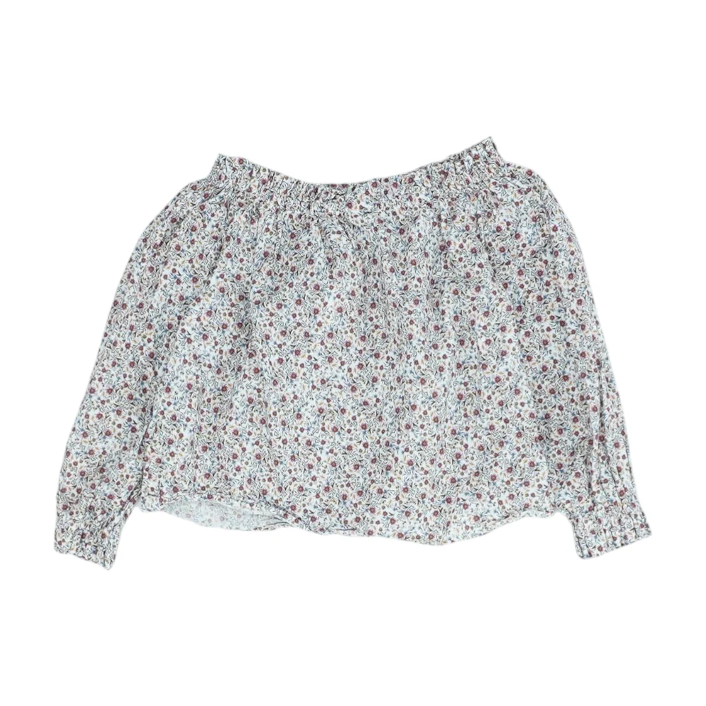 White Floral Blouse - Image 2