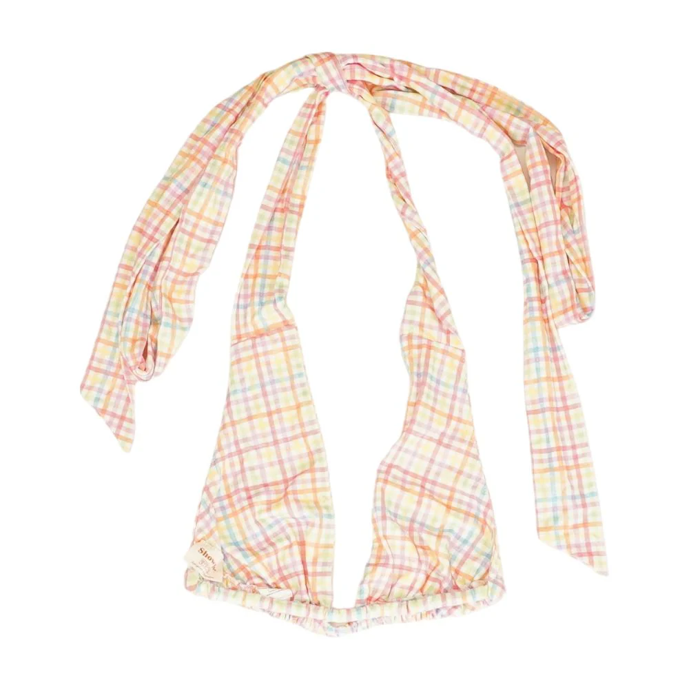 Multi Check Sleeveless Blouse - Image 2