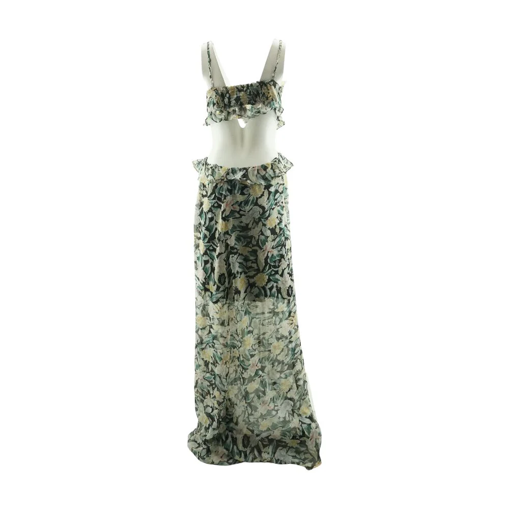 Multi Floral Maxi Dress - Image 2