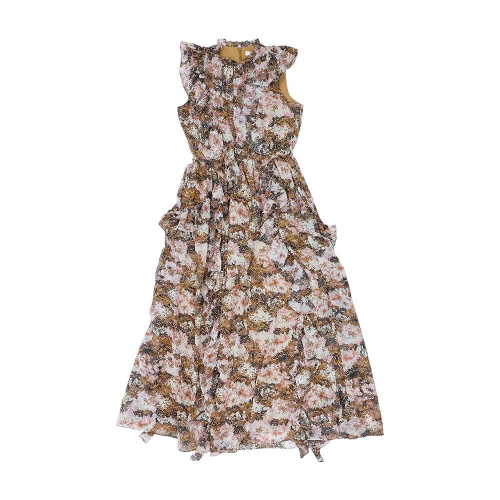 Multi Floral Midi Dress