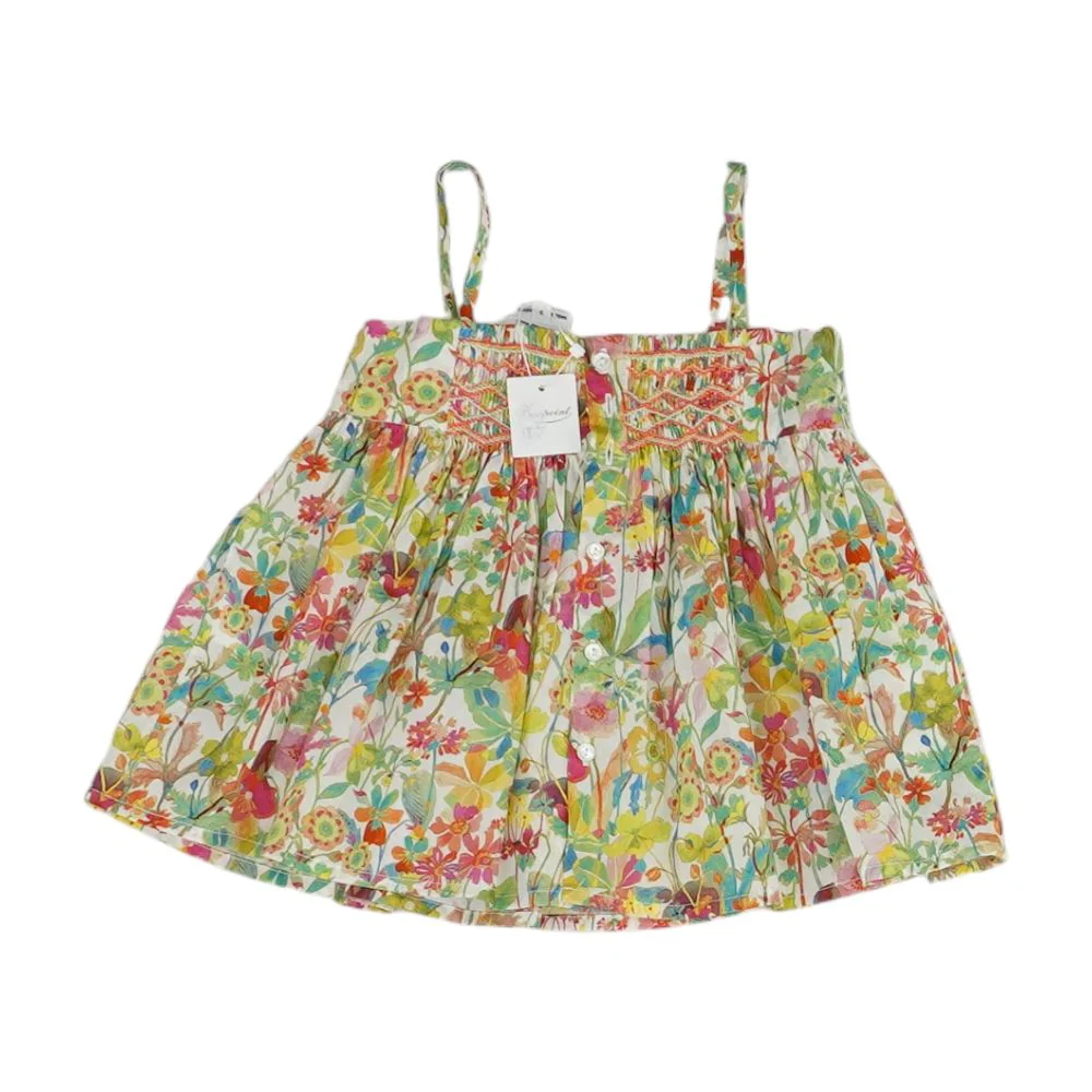 Multi Floral Sleeveless Blouse - Image 2
