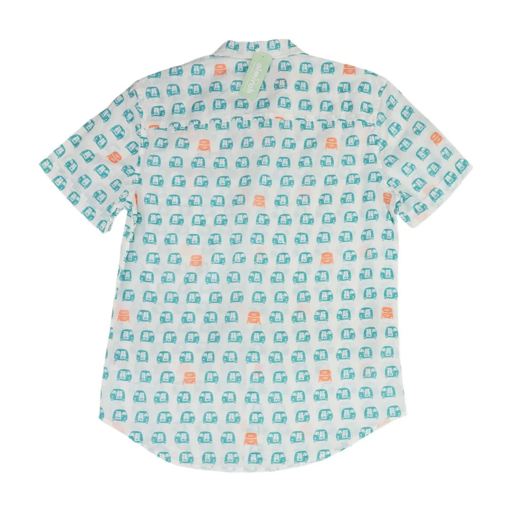 Multi Geometric Short Sleeve Button Down - Image 2