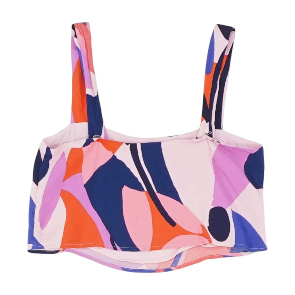 Multi Graphic Sleeveless Blouse - Image 2