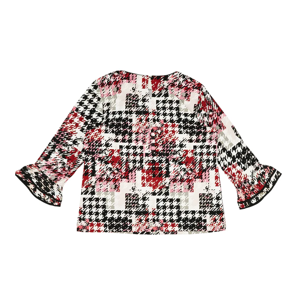 Multi Houndstooth Blouse - Image 2