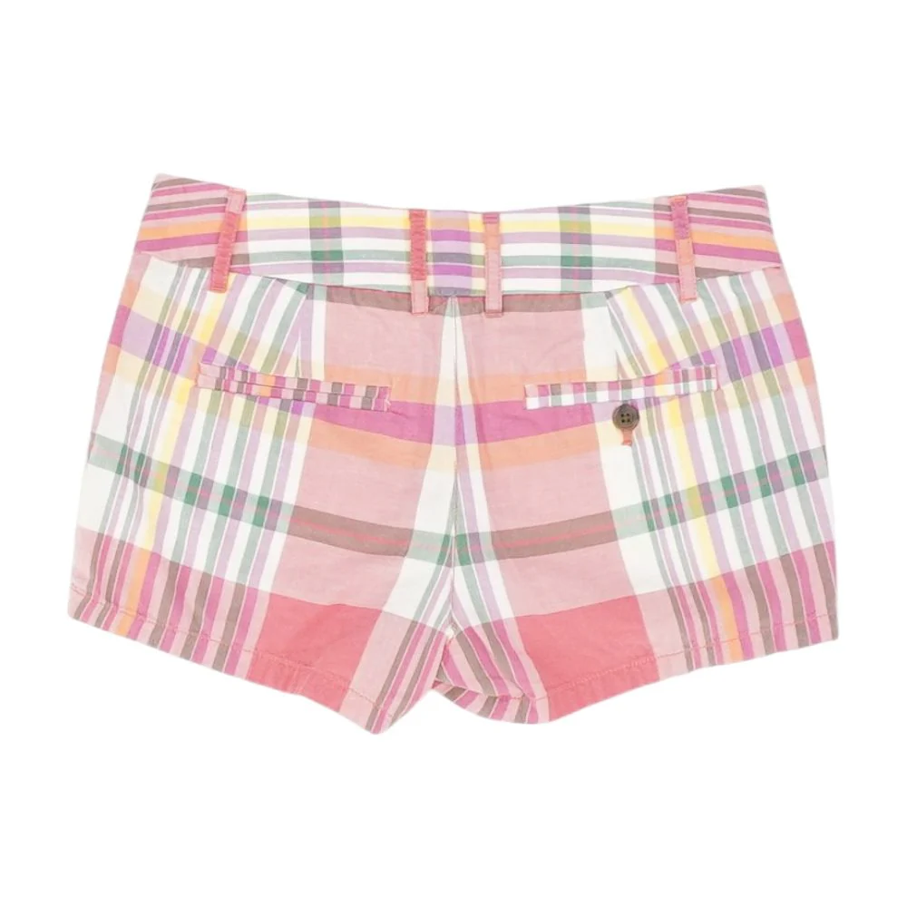 Multi Plaid Chino Shorts - Image 2