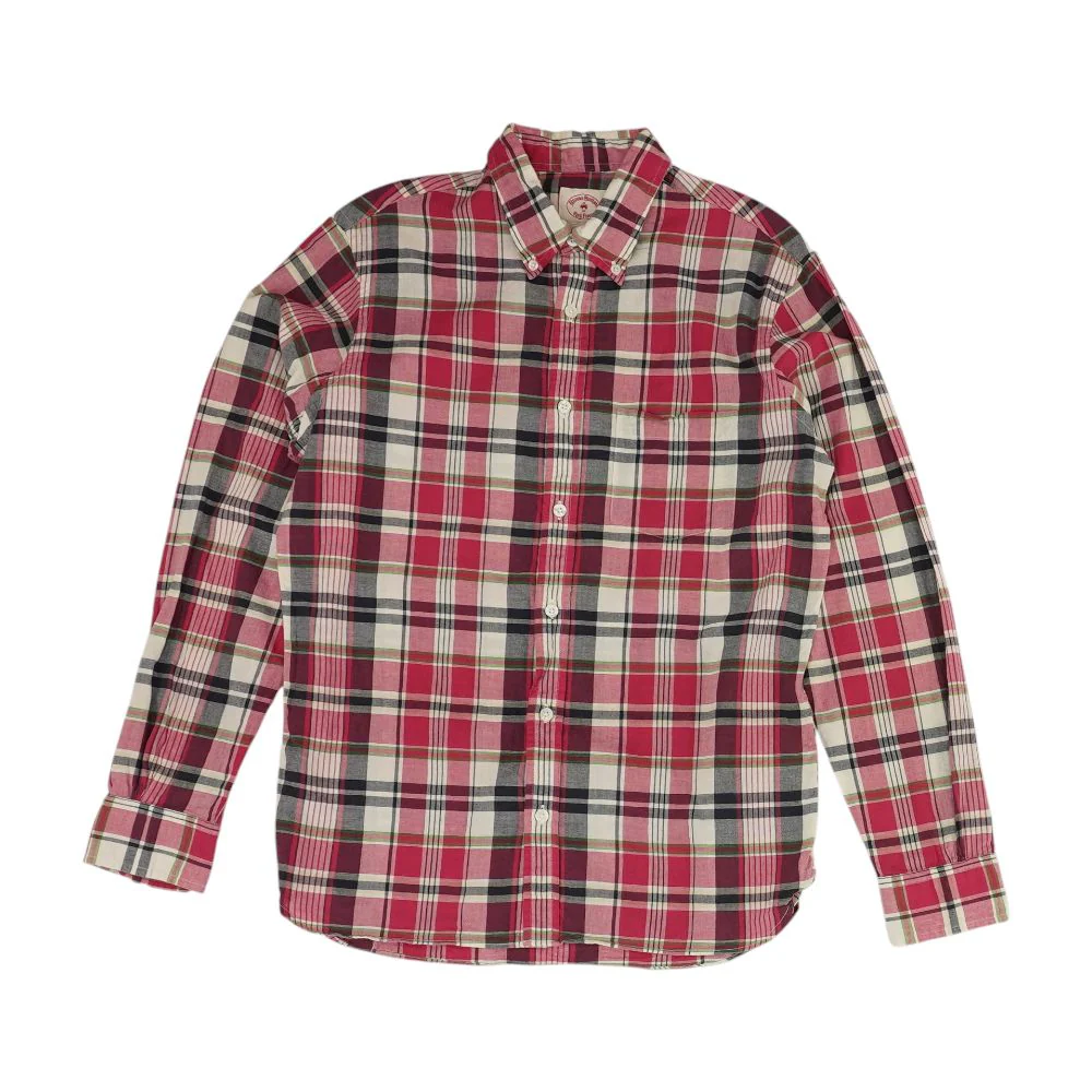 Multi Plaid Long Sleeve Button Down