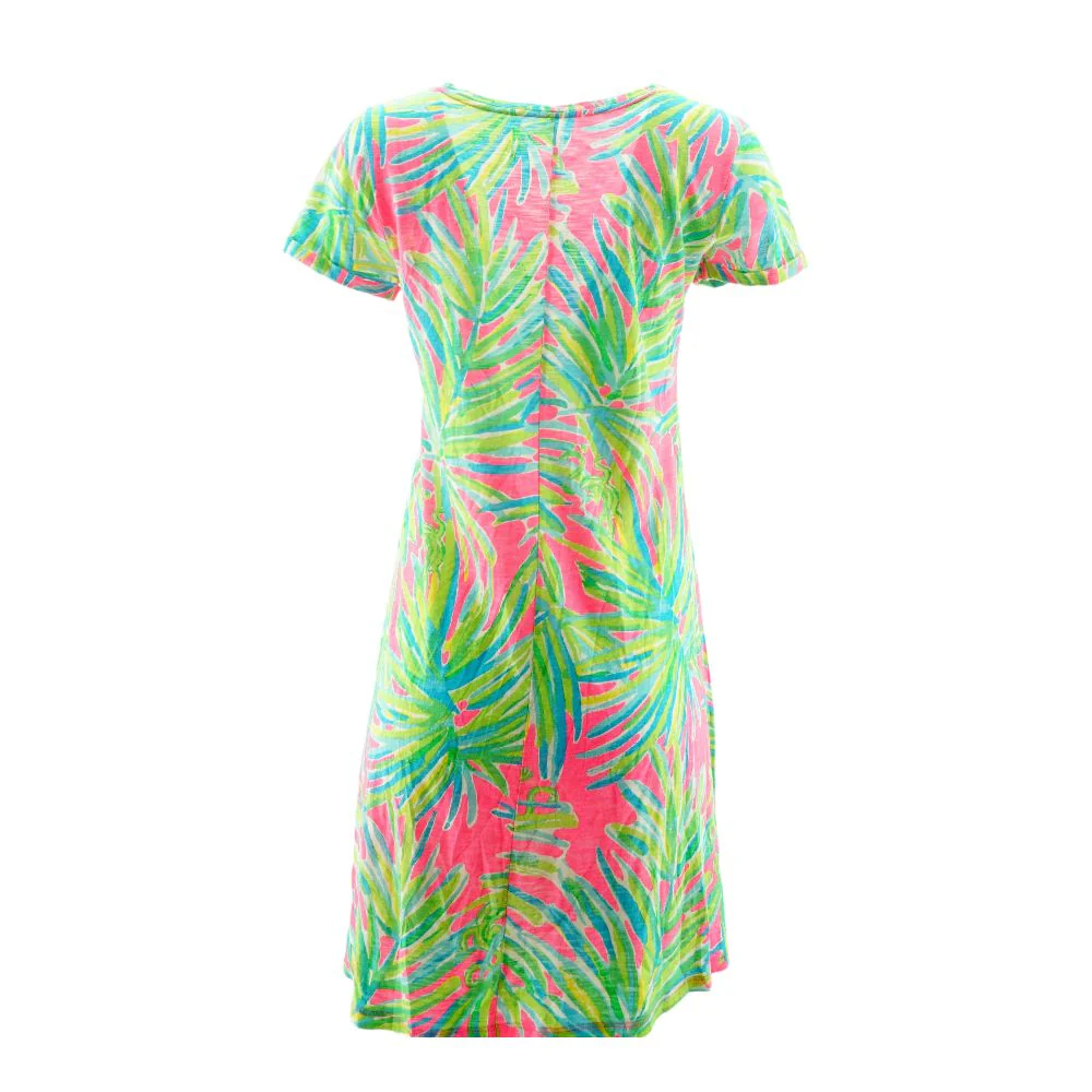 Multi Tropical Mini Dress - Image 2
