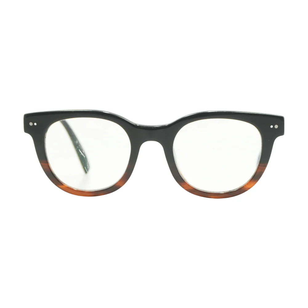Black Gideon W Round Prescription Eyewear - Image 2