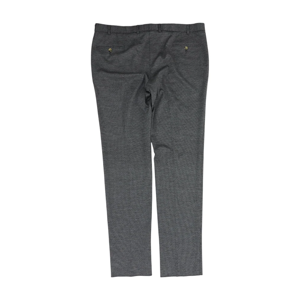 Gray Striped Regular Pants - Image 2