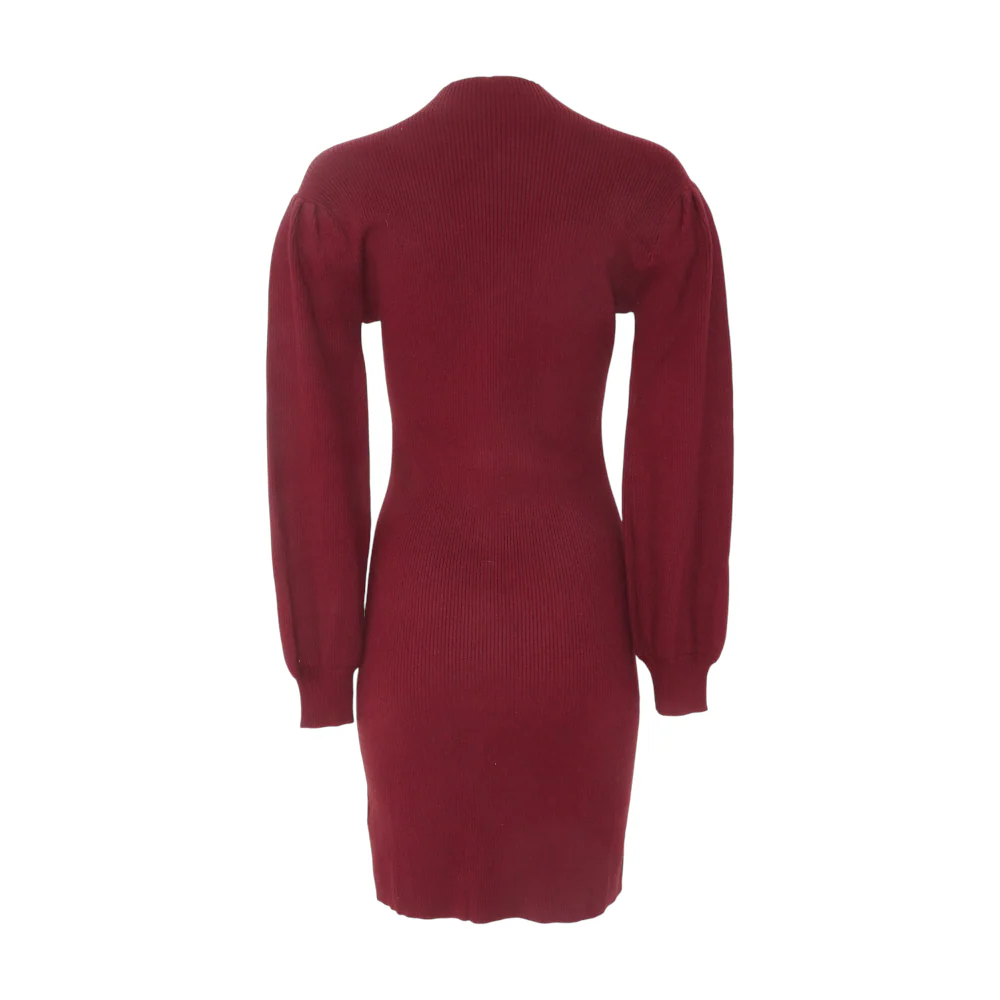 Maroon Midi Dress - Image 2