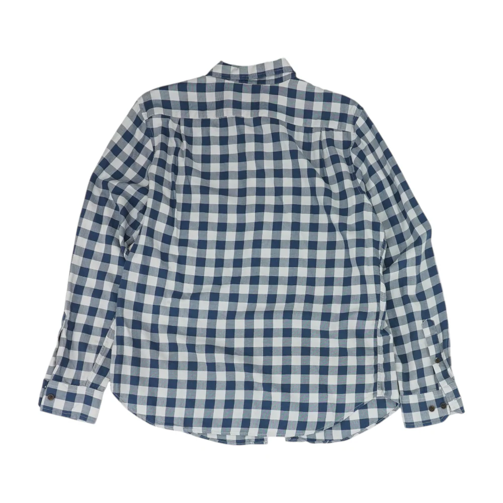 Blue Check Long Sleeve Button Down - Image 2