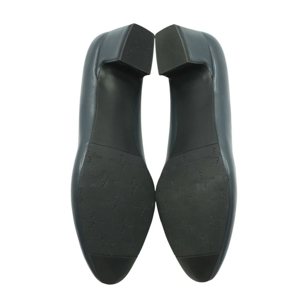 Navy Block Heels - Image 3