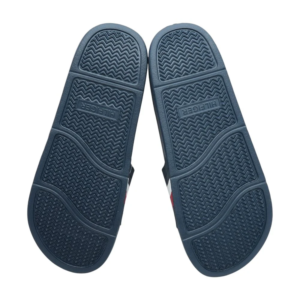 Navy Casual Slide Sandals - Image 3