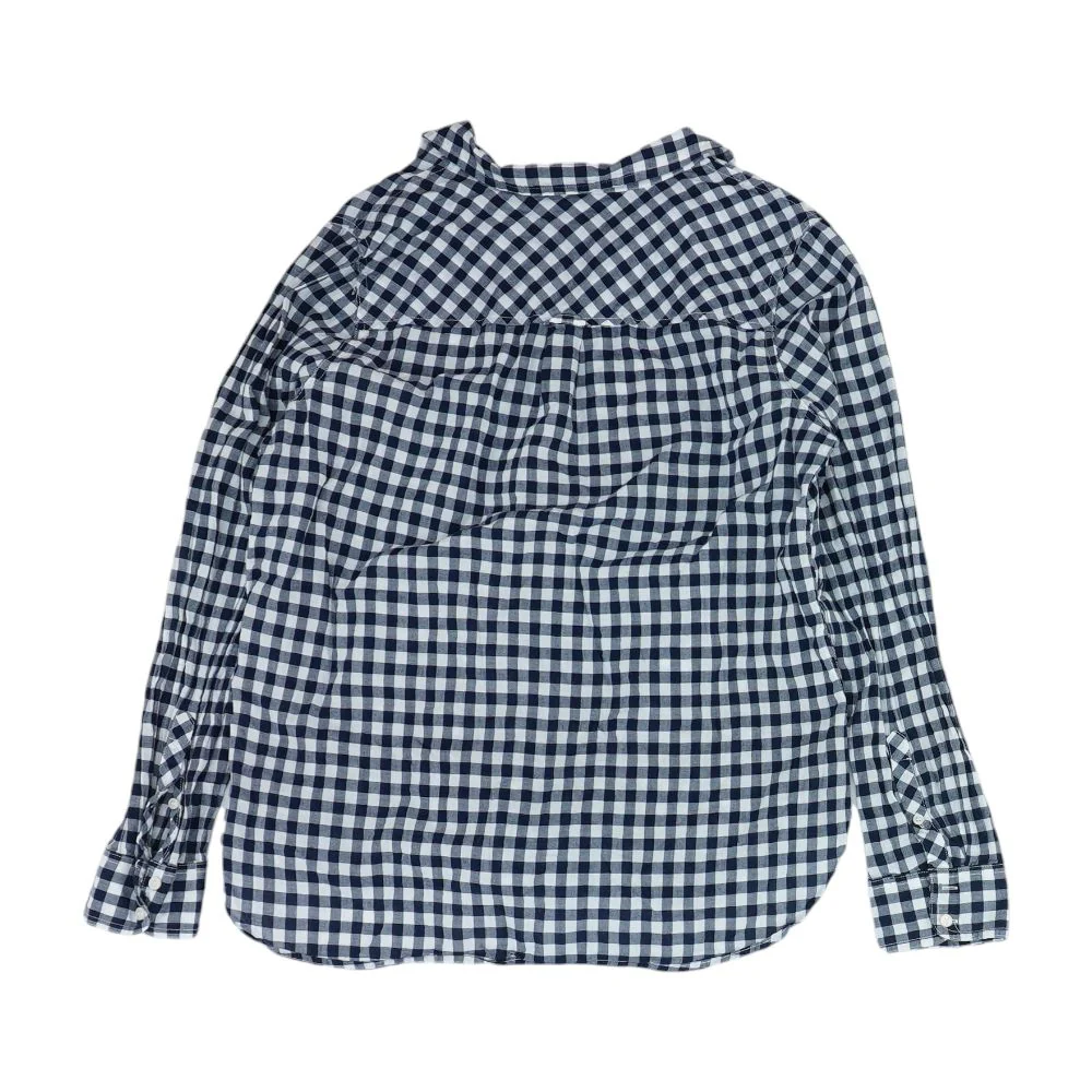 Navy Check Button Down - Image 2