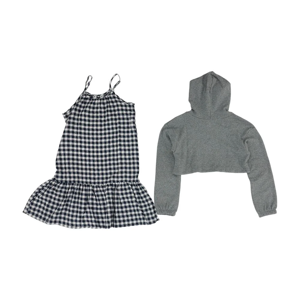Navy Check Dress & Jacket - Image 2