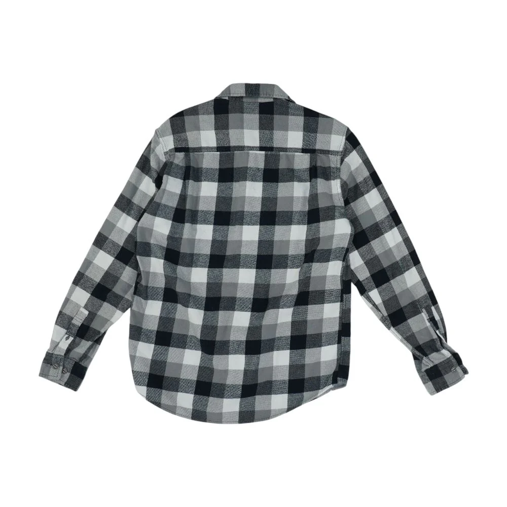 Navy Check Flannel Button Down - Image 2