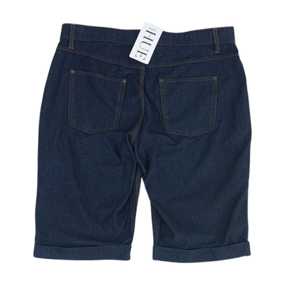 Navy Denim Shorts - Image 2