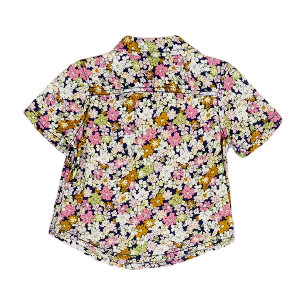 Navy Floral Button Down - Image 2