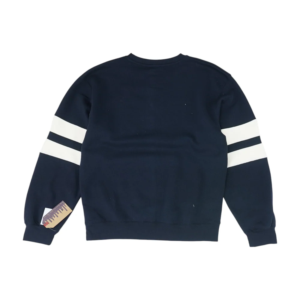 Navy Graphic Sweatshirt Pullover - Image 2