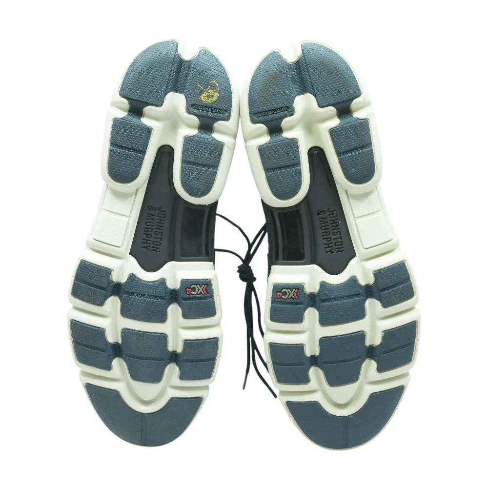 Navy Lace Up Casual Shoes - Image 3