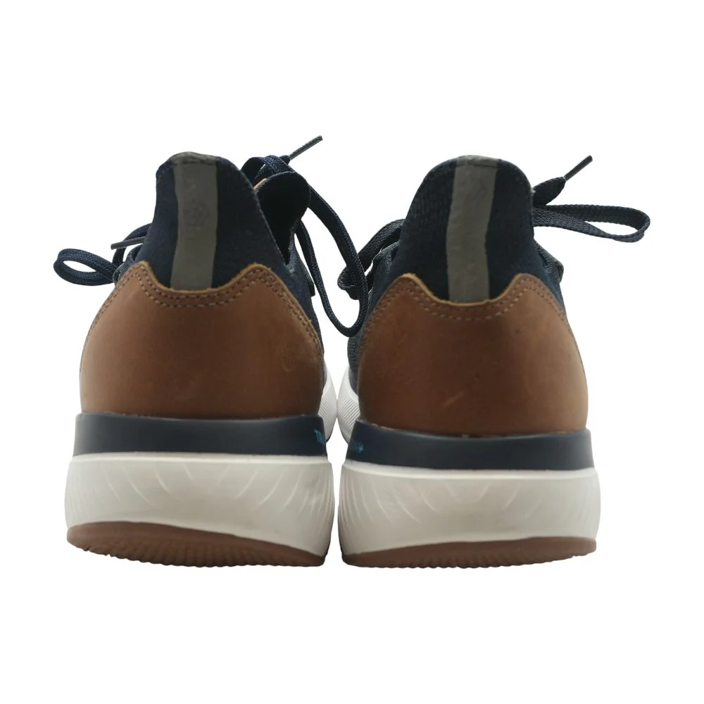 Navy Lace Up Casual Shoes - Image 2