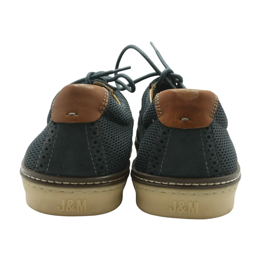 Navy Lace Up Casual Shoes - Image 2
