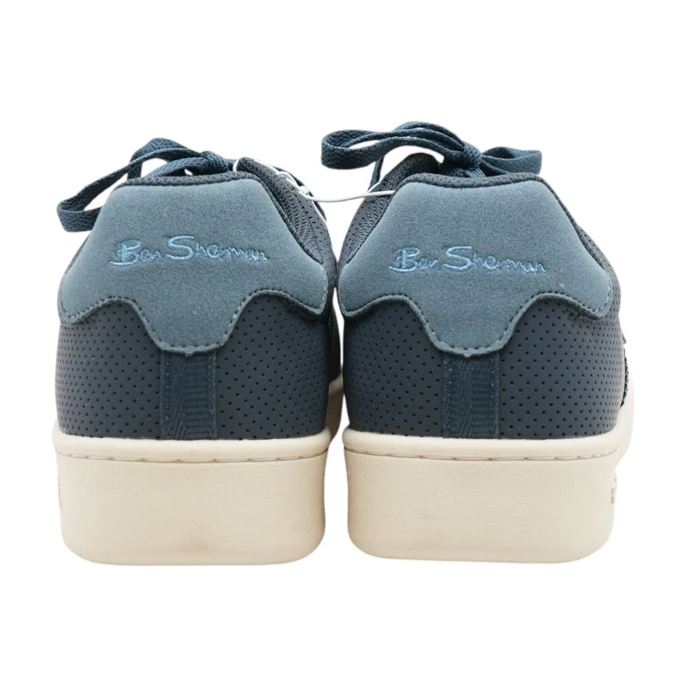 Navy Lace Up Casual Shoes - Image 2
