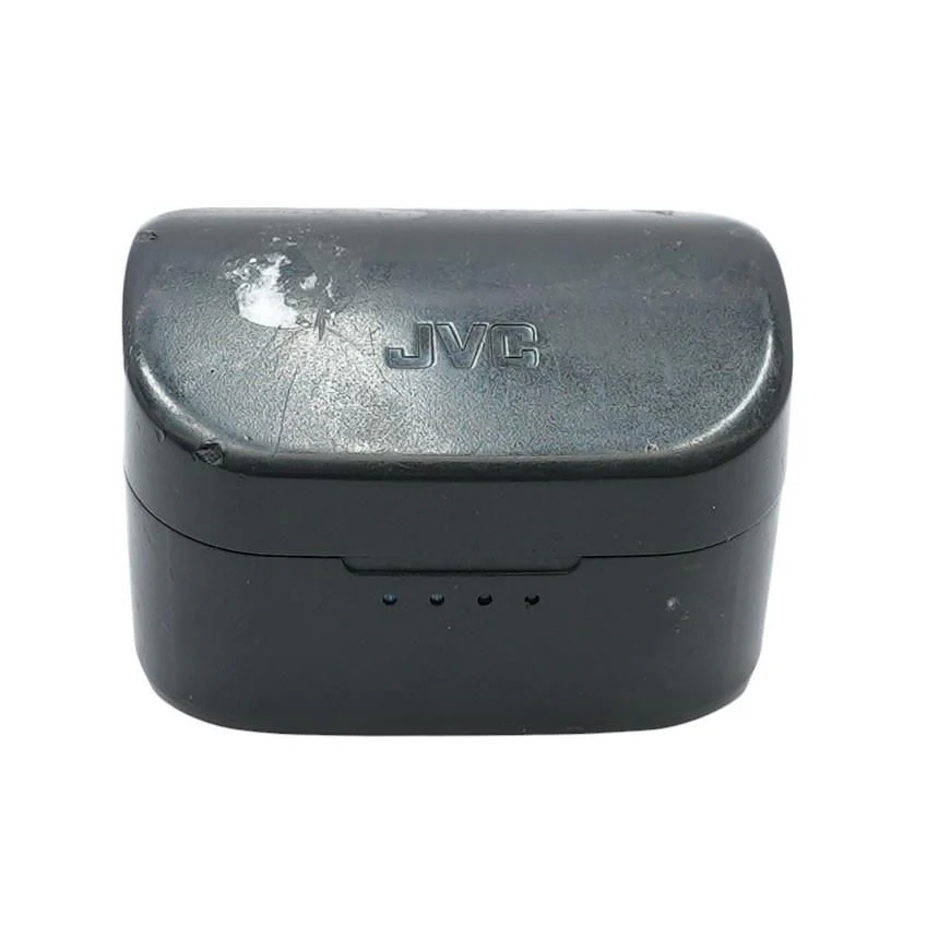 Navy Memory Foam Wireless Earbuds with Black Case - Image 4