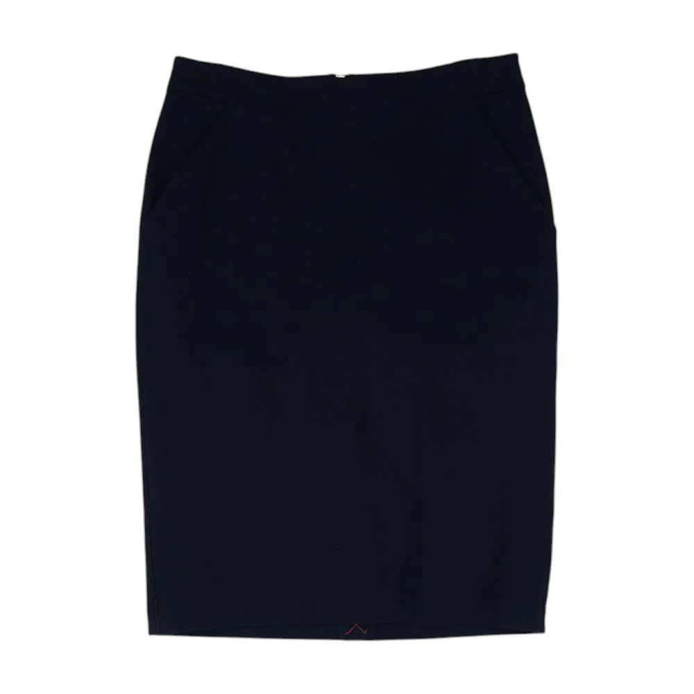 Navy Midi Skirt