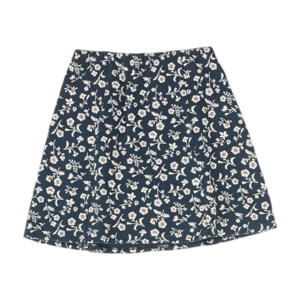 Navy Mini Skirt