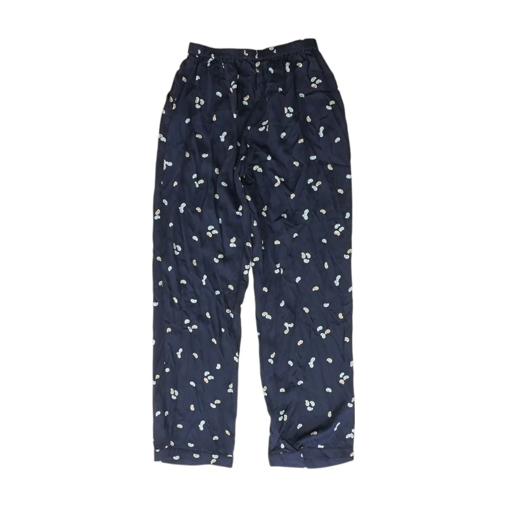 Navy Paisley Pants - Image 2