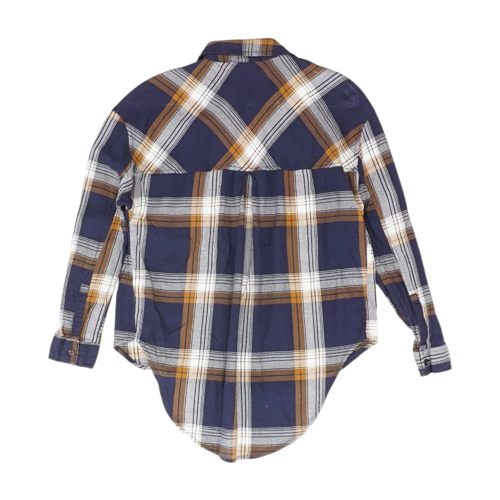 Navy Plaid Button Down - Image 2