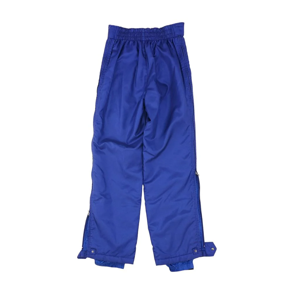 Navy Solid Active Pants - Image 2