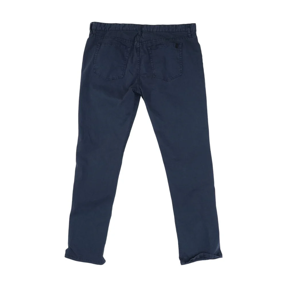 Navy Solid Chino Pants - Image 2