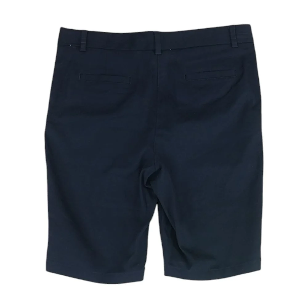 Navy Solid Chino Shorts - Image 2
