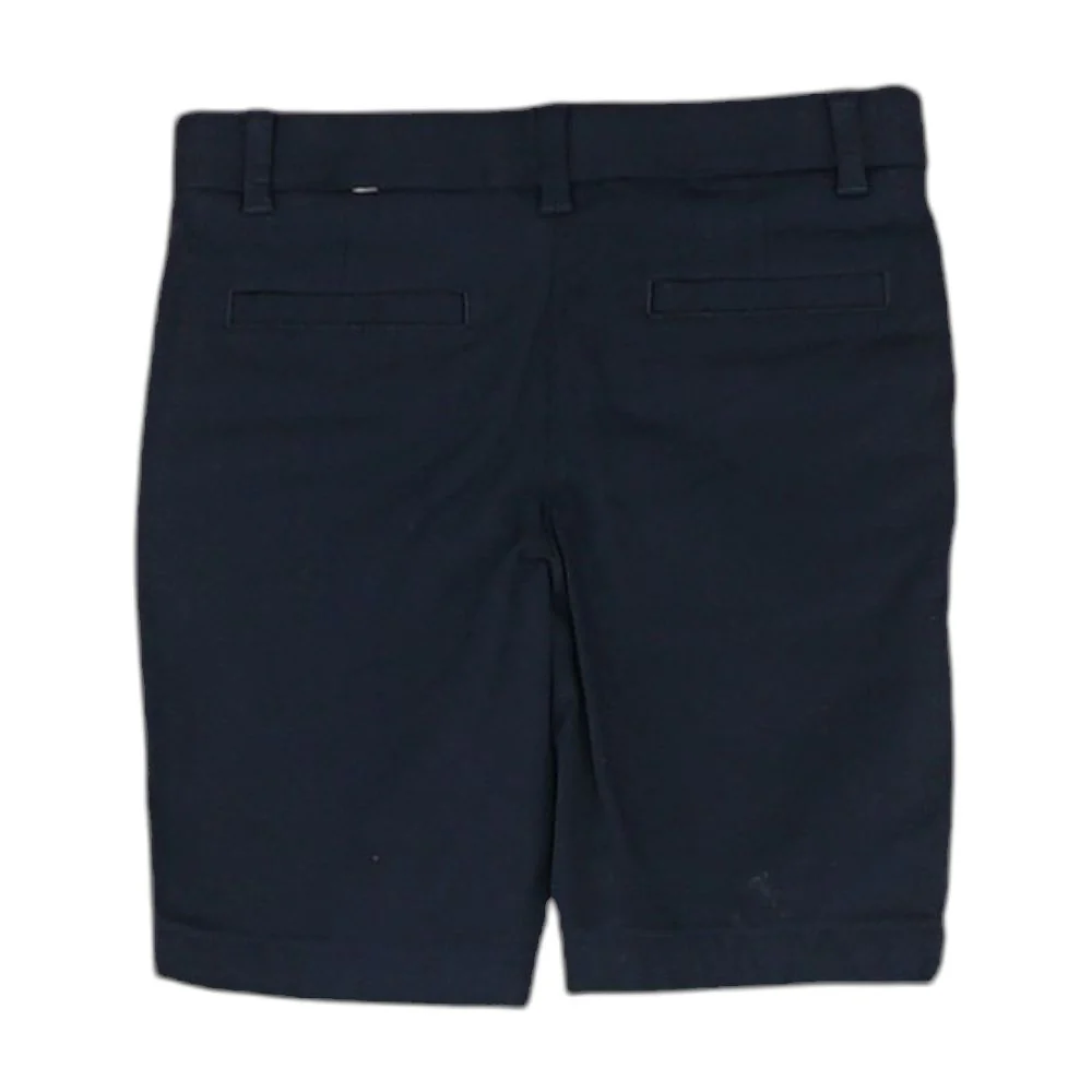 Navy Solid Chino Shorts - Image 2