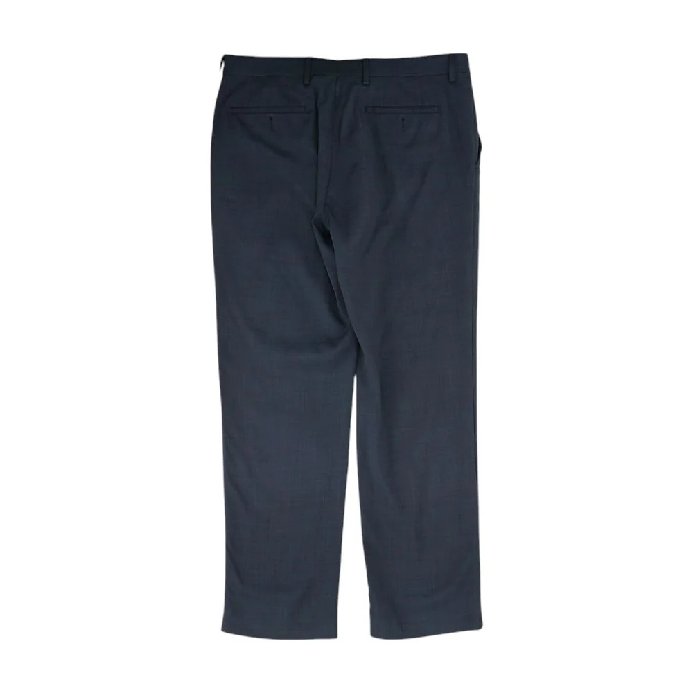 Navy Solid Dress Pants - Image 2