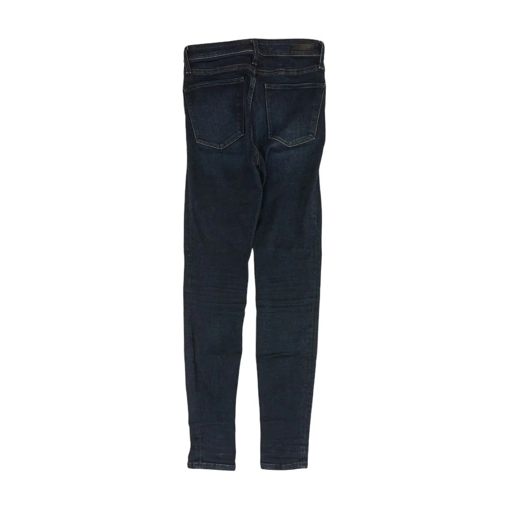 Navy Solid High Rise Skinny Leg Jeans - Image 2