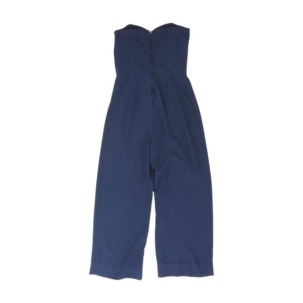 Navy Solid Jumpsuit - Image 2