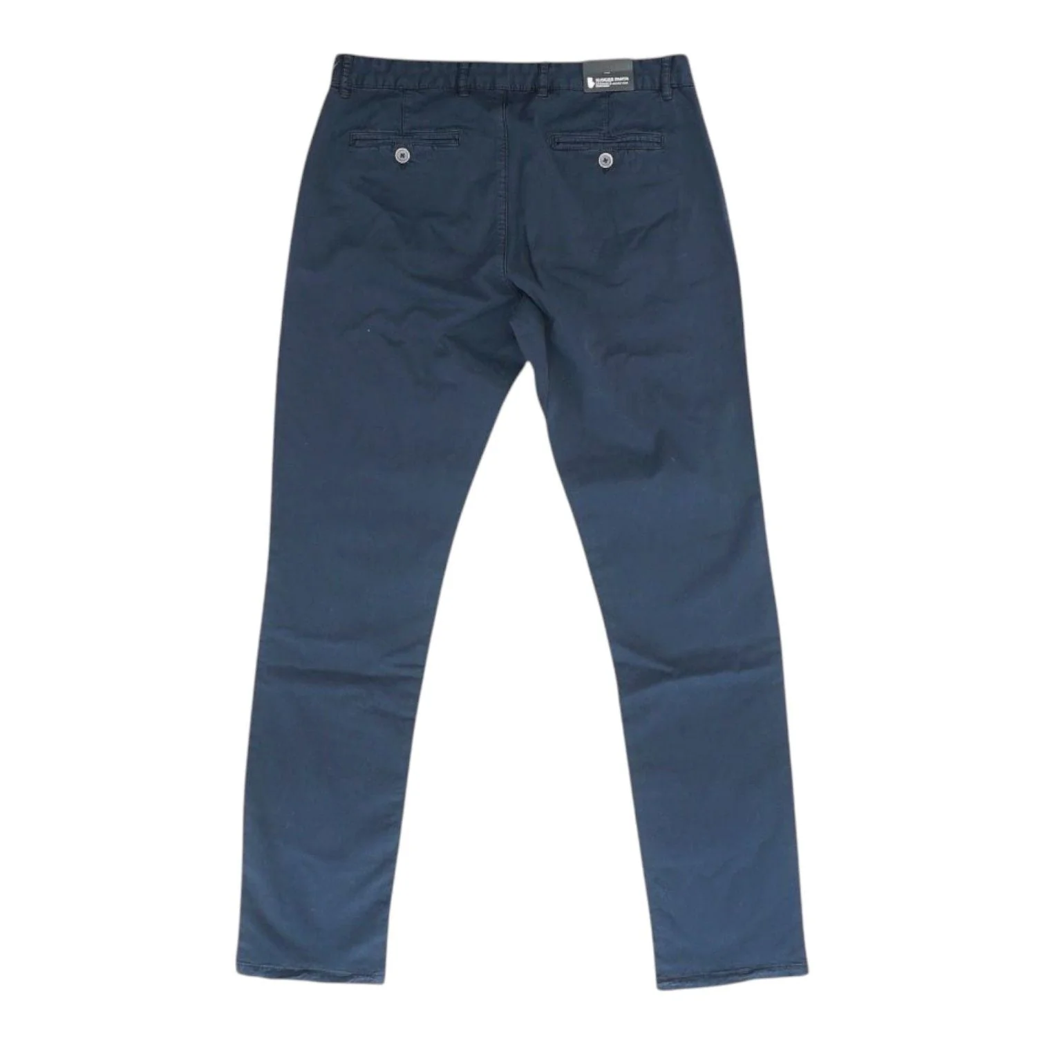 Navy Solid Khaki Pants - Image 2