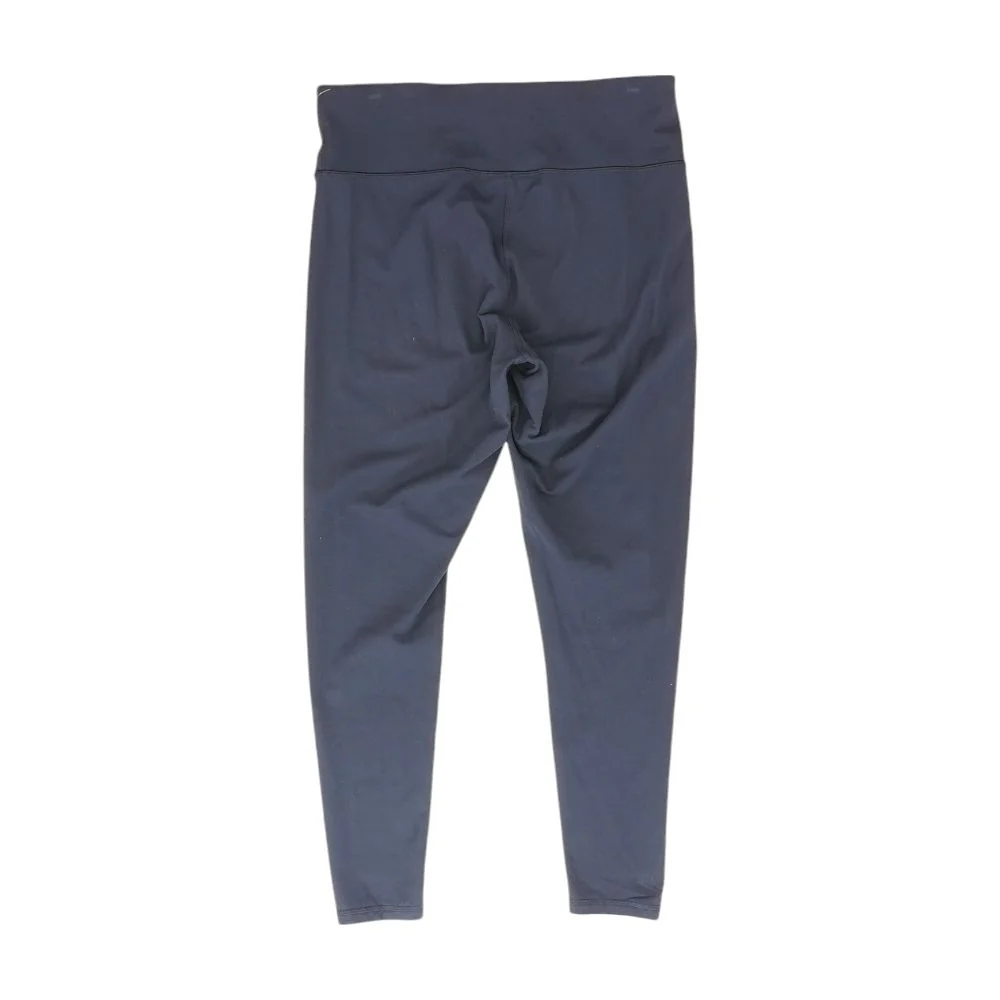 Navy Solid Leggings - Image 2