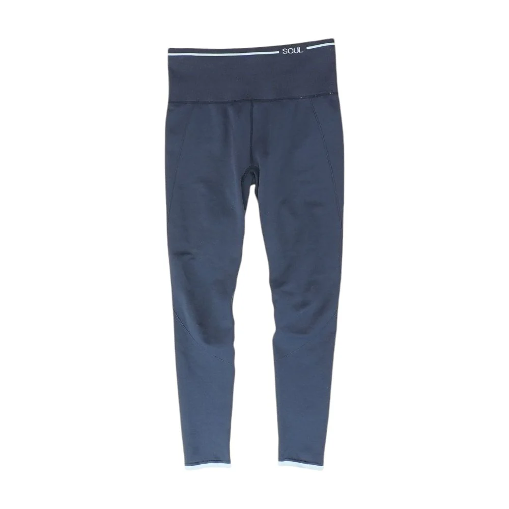 Navy Solid Leggings - Image 2