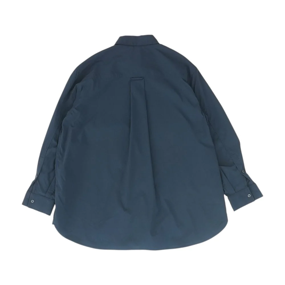 Navy Solid Long Sleeve Button Down - Image 2