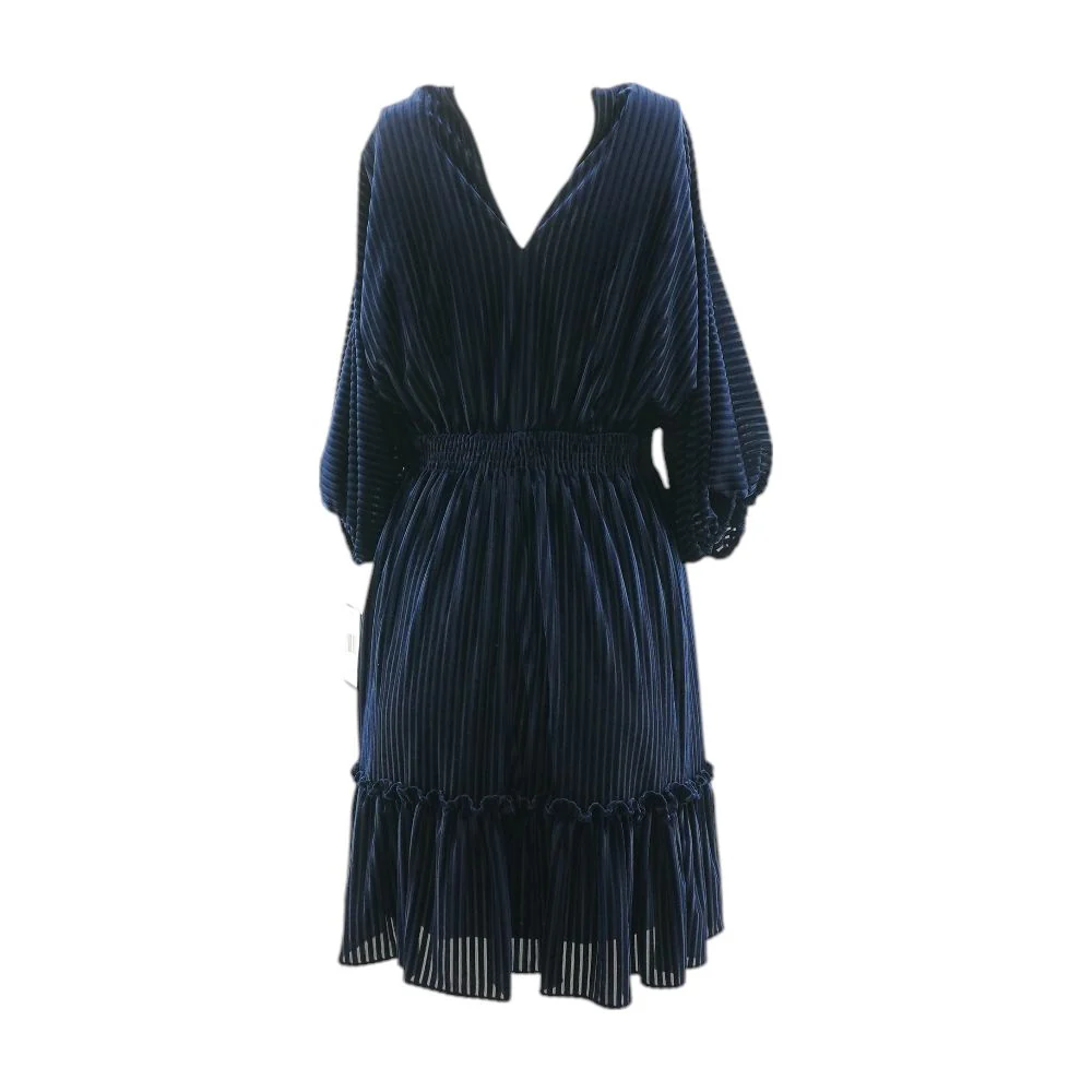 Navy Solid Mini Dress - Image 2
