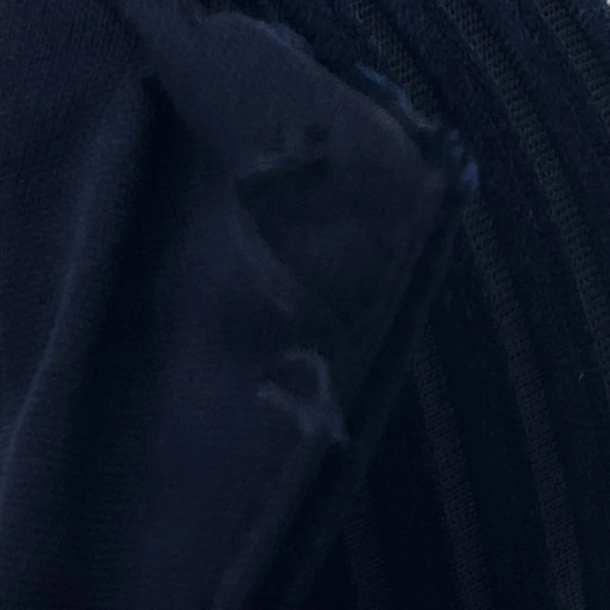 Navy Solid Mini Dress - Image 3