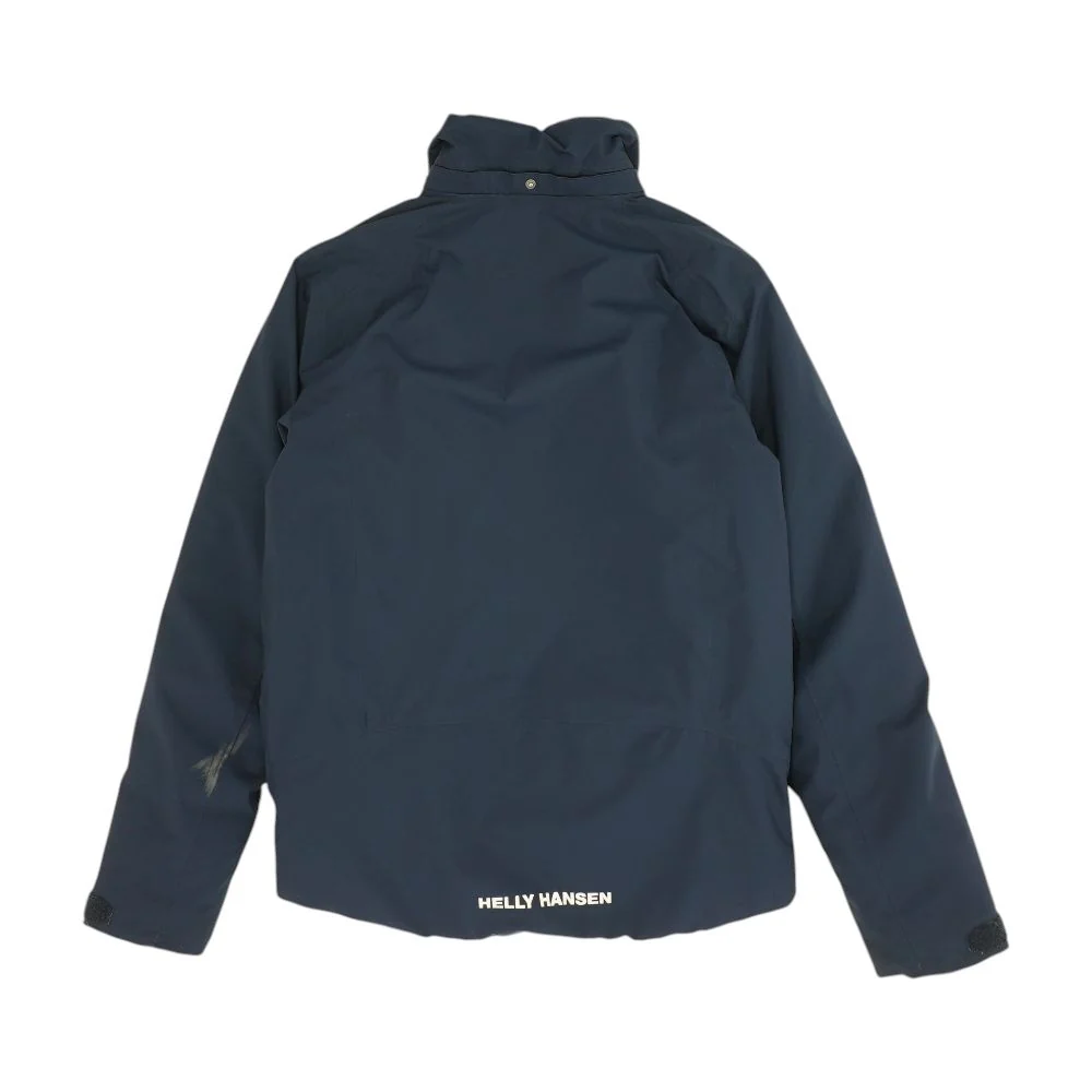 Navy Solid Puffer Coat - Image 2